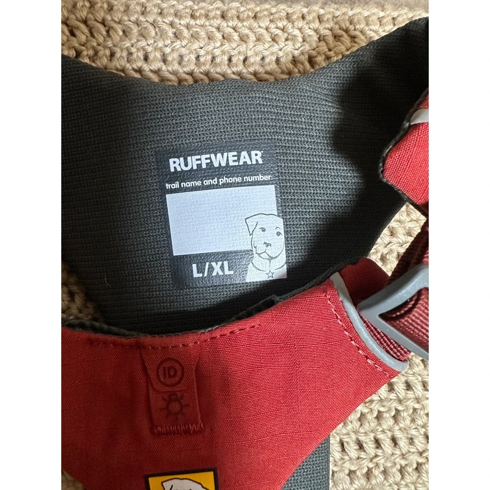 Ruffwear Front Range Dog Harness Red Sumac L/XL Padded No Pull Reflective Trim